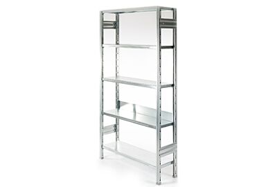 scaffalatura di design in acciaio dallo stile industrial situér milano