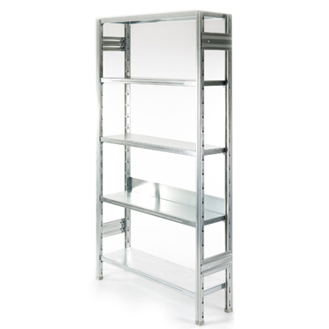 scaffalatura di design in acciaio dallo stile industrial situér milano