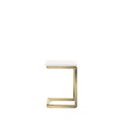 sgabello design in ottone per negozi e showroom 