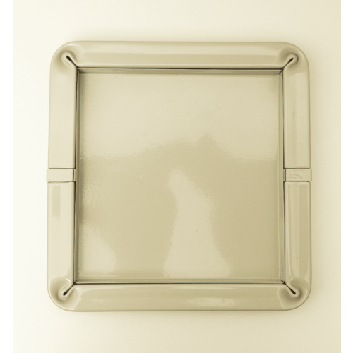 Vassoio Metallico 25x25 cm Colore Grigio