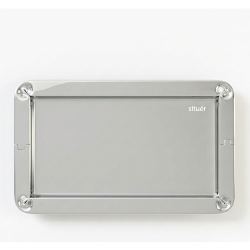 Vassoio Rettangolare 40x25 cm Cromato Svuota Tasche