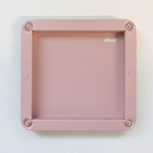 Svuota tasche di Ferro 25x25 cm Verniciato Rosa