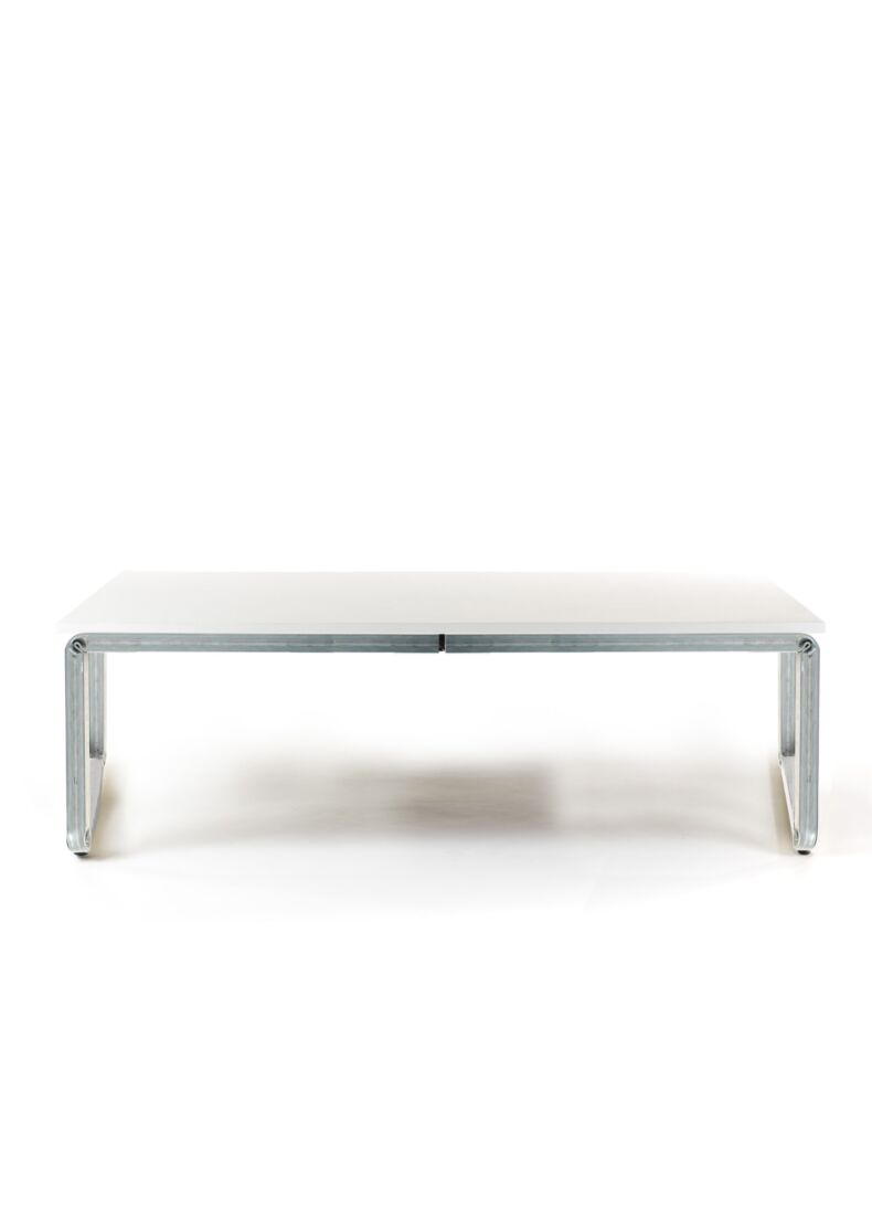 low design table made by recycled steel