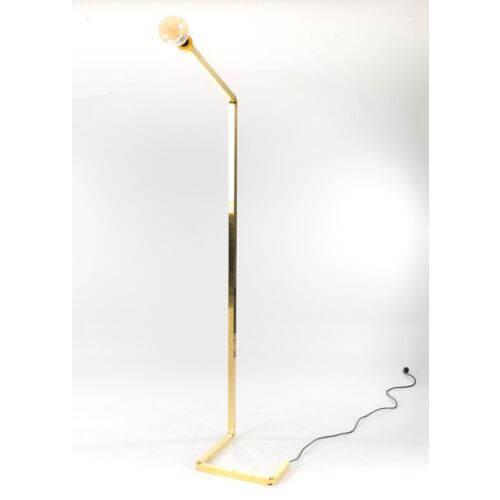 lampada octo di design in ottone e altezza 200cm