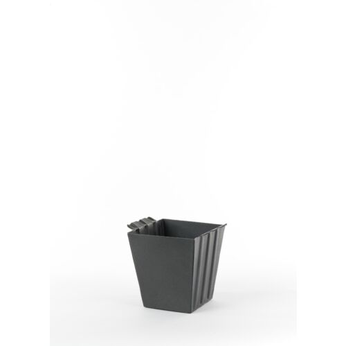 contenitore POP CORNER in acciaio verniciato nero