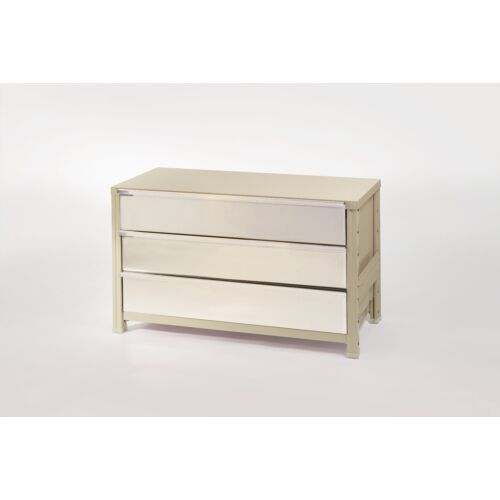 Cassettiera RAL 7032 e inox