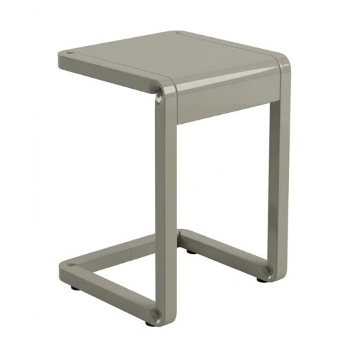 Sgabello FLEX metallico in acciaio verniciato grigio 7032