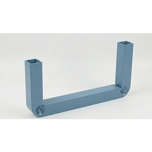 Portacandele Lumier in Metallo Verniciato Colore Blu 25x12 cm