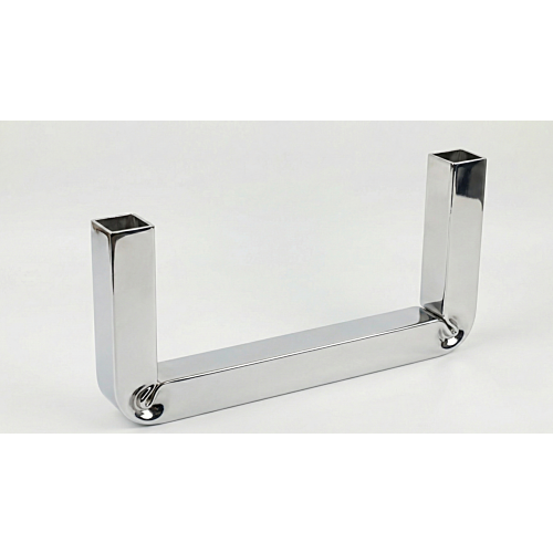 Portacandele Lumier in Metallo Cromato 25x12 cm