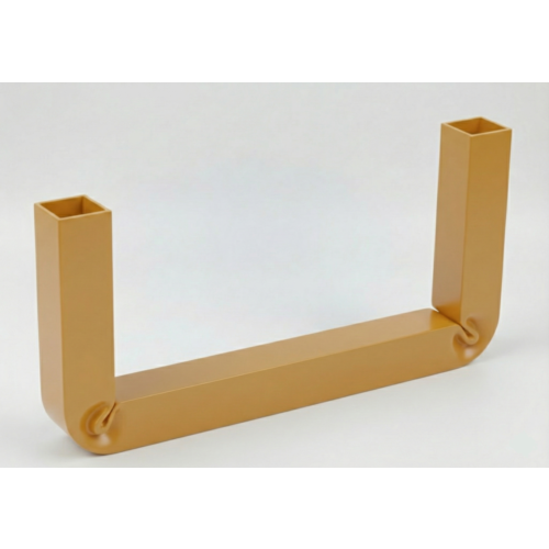 Portacandele Lumier in Metallo Verniciato Colore Senape 25x12 cm