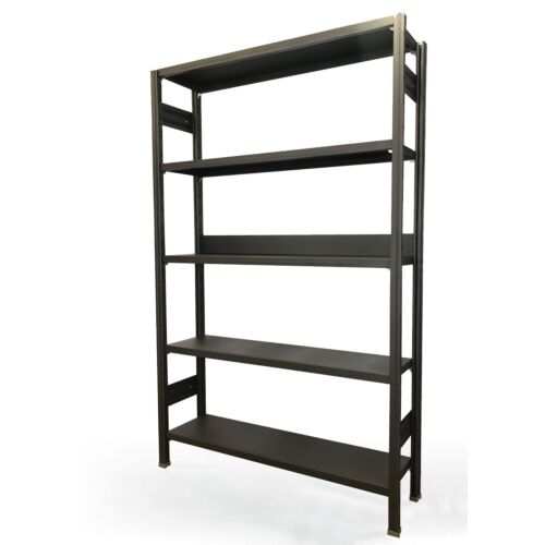 design shelving in steel in black finishing by situér milano