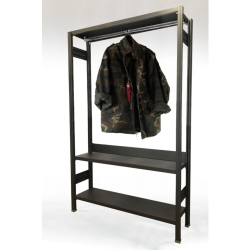 appendiabiti nero di design per negozi, uffici, showroom, hotel e interni