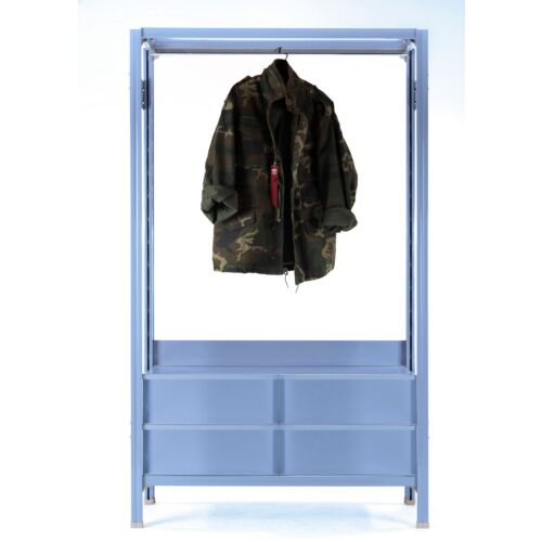 appendiabiti con cassetti inferiori colore RAL 5014