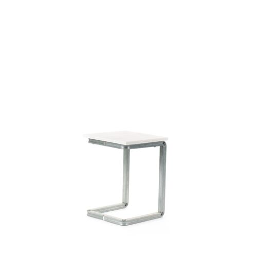 galvanized steel small table designed by situer milano

