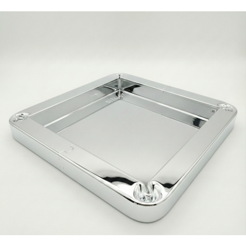 Vassoio Metallico 25x25 cm Cromato