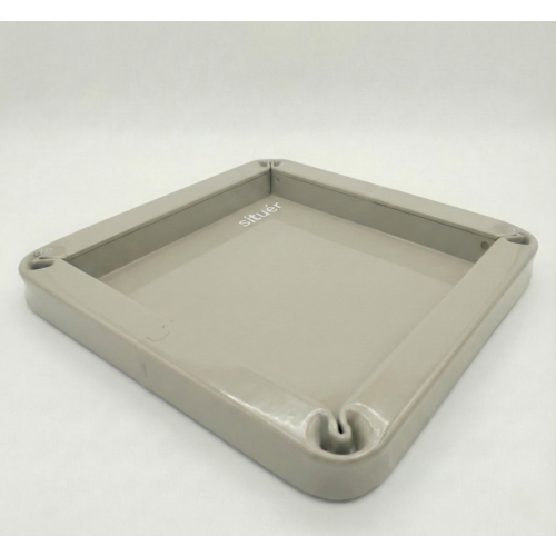 Vassoio Metallico 25x25 cm Colore Grigio