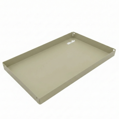 Vassoio Metallico di Design 35x20 cm Colore Grigio