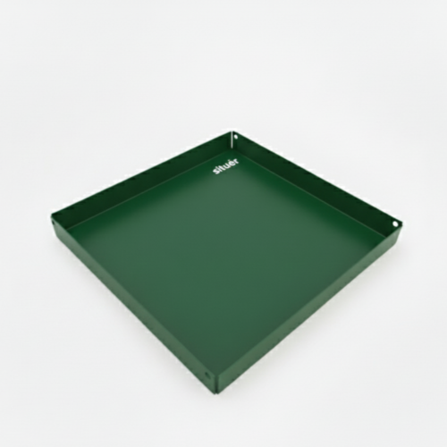 Vassoio Metallico di Design 20x20 Colore Verde