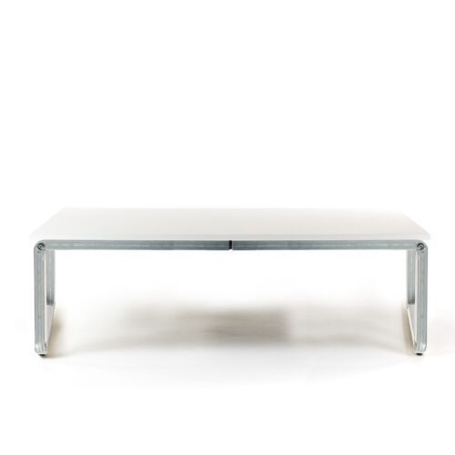 low design table made by recycled steel