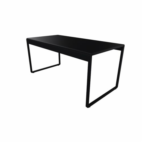 Tavolo FUMÉE CM 150 in acciaio verniciato nero ghisa