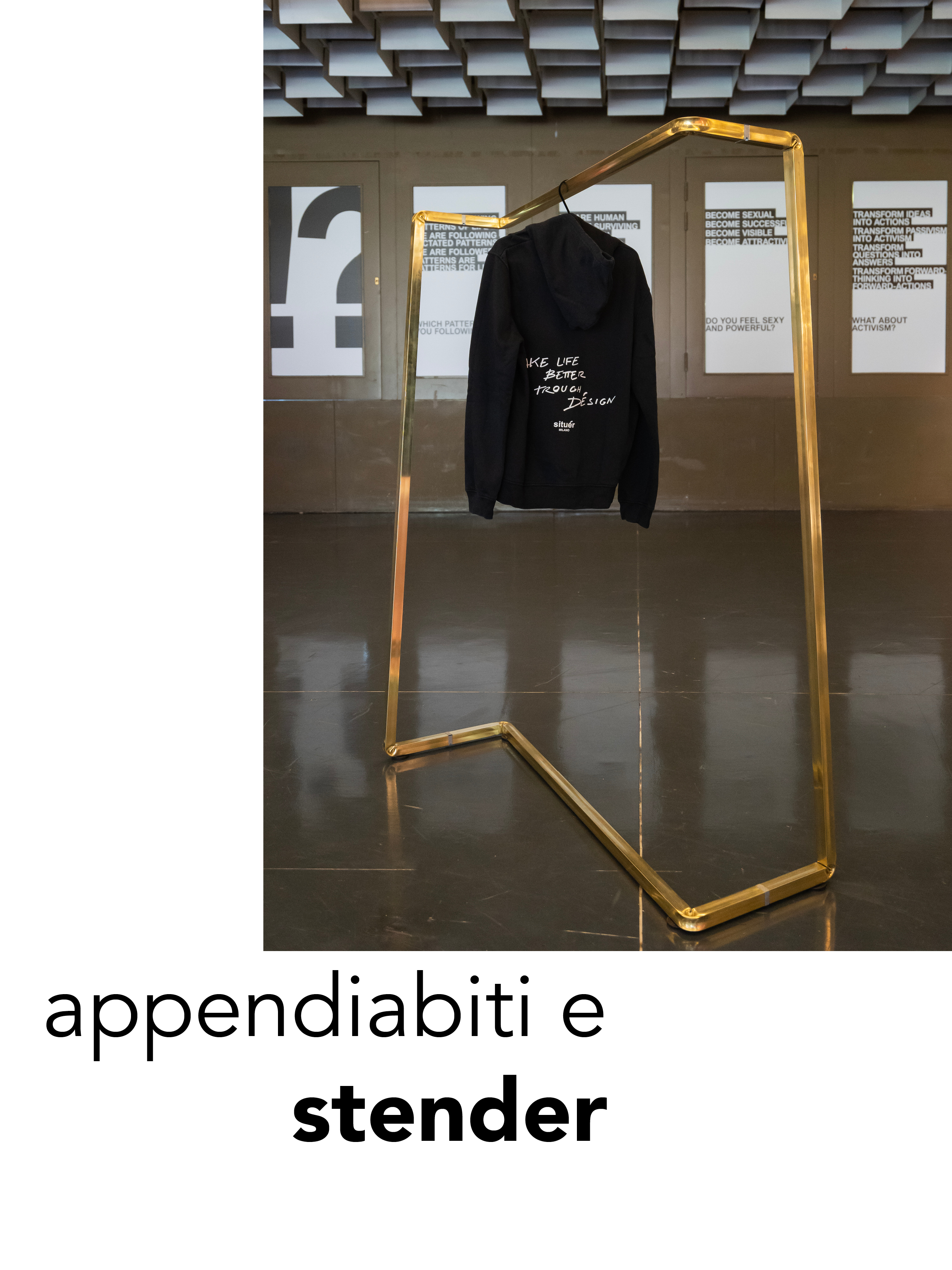 stender e appendiabiti per negozi e showroom 